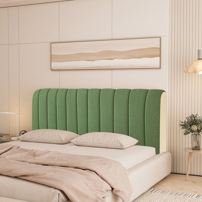 91家纺网 家纺一手货源 找家纺 （总）沐沐家纺 2026新款絮语床头罩靠背