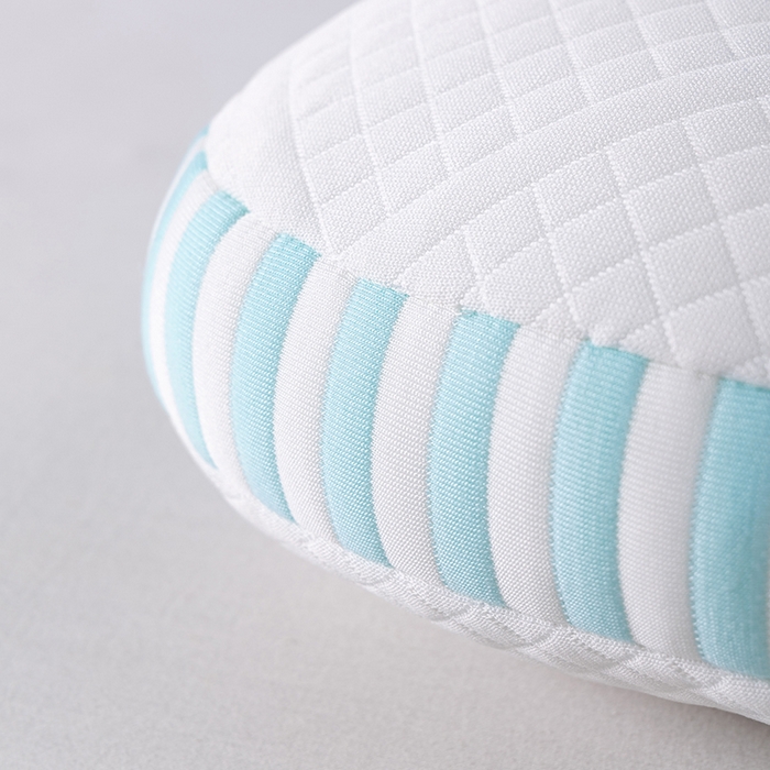 91家纺网 家纺一手货源 找家纺 小米枕芯 2025新款一箭双心护颈枕头枕芯 蓝色一对