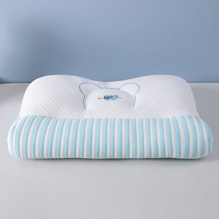 小米枕芯 2025新款一箭双心护颈枕头枕芯 蓝色一只