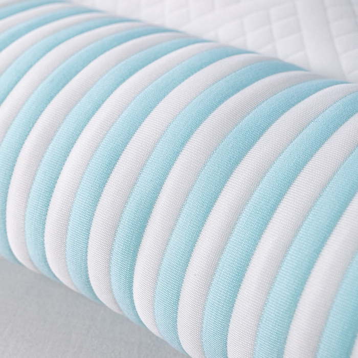 91家纺网 家纺一手货源 找家纺 小米枕芯 2025新款一箭双心护颈枕头枕芯 蓝色一只