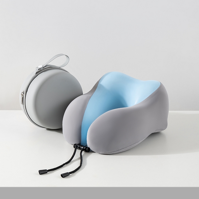 91家纺网 家纺一手货源 找家纺 （总）小米枕芯 2025新款记忆棉凉感U型枕飞机护颈枕旅行枕便携脖子靠枕坐车睡觉神器三色