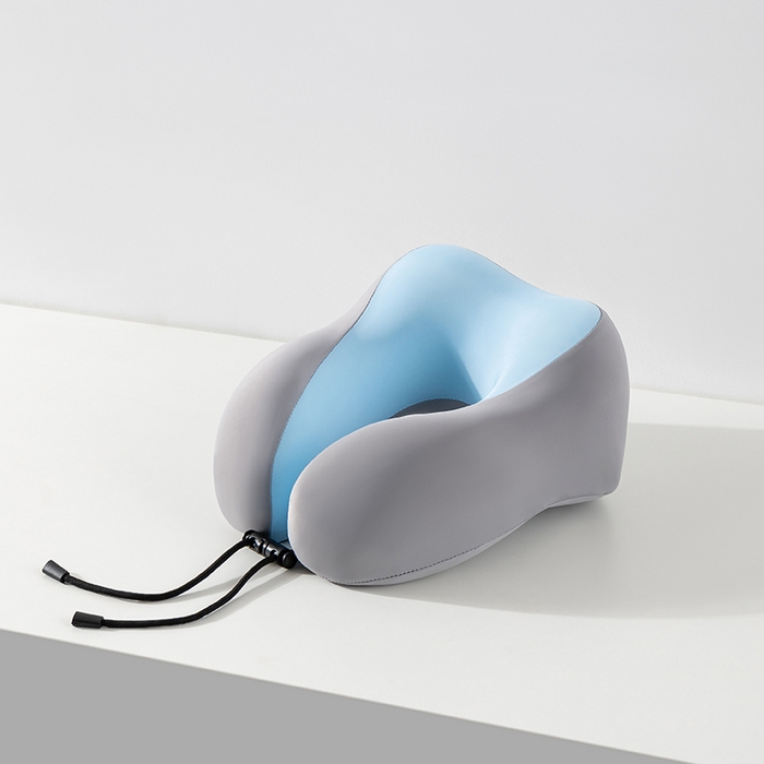 91家纺网 家纺一手货源 找家纺 （总）小米枕芯 2025新款记忆棉凉感U型枕飞机护颈枕旅行枕便携脖子靠枕坐车睡觉神器三色