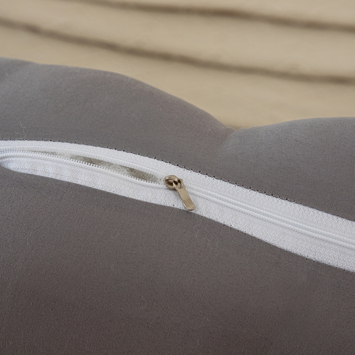 91家纺网 家纺一手货源 找家纺 沐沐家纺 2026新款小雪球床头靠背 浅灰