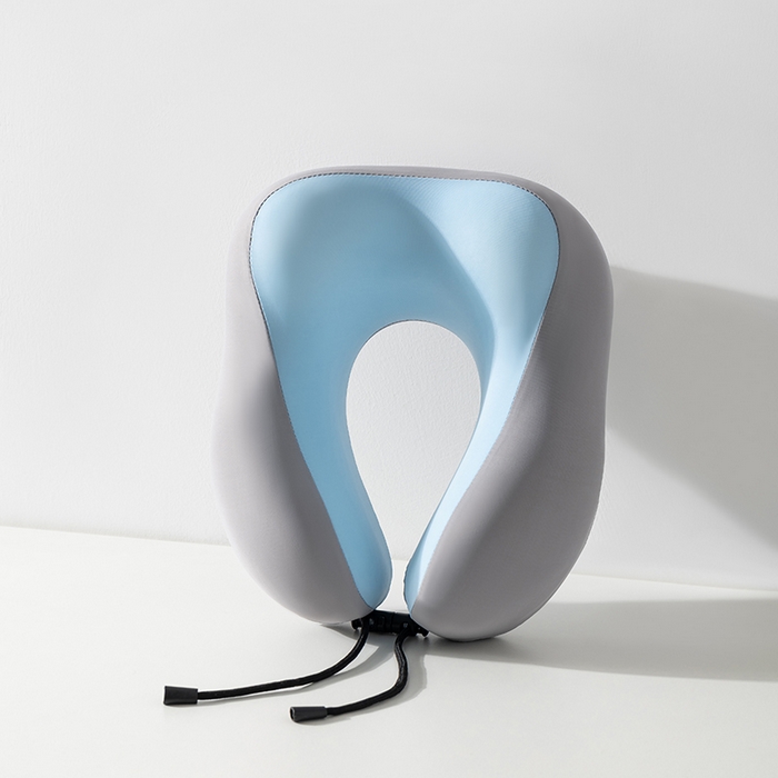 91家纺网 家纺一手货源 找家纺 （总）小米枕芯 2025新款记忆棉凉感U型枕飞机护颈枕旅行枕便携脖子靠枕坐车睡觉神器三色