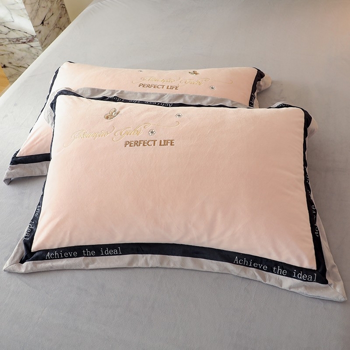 91家纺网 家纺一手货源 找家纺 唐人居 2025新款宝宝绒绣花四件套-塞纳河畔 塞纳河畔-紫粉