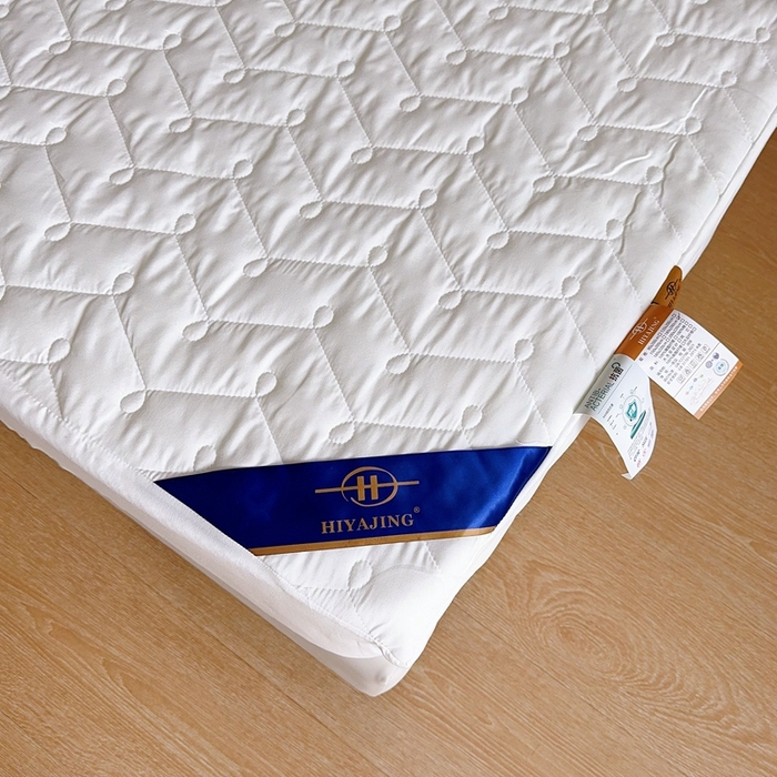 91家纺网 家纺一手货源 找家纺 兜米2025新品供跨境外贸A类防水隔尿夹棉床笠加厚席梦思床垫保护罩 本白