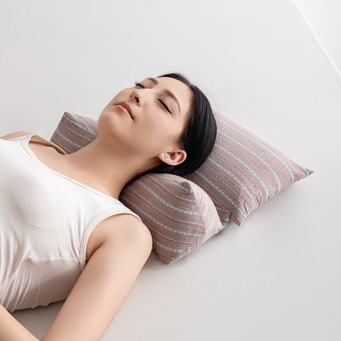 91家纺网 家纺一手货源 找家纺 （总）小米枕芯 2025新款全棉水洗棉组合荞麦枕 枕头枕芯 可拆卸的三角组合枕