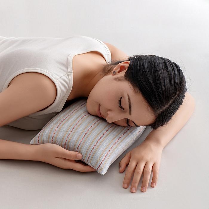 91家纺网 家纺一手货源 找家纺 小米枕芯 2025新款全棉水洗棉组合荞麦枕 枕头枕芯 可拆卸的三角组合枕 米兰浅