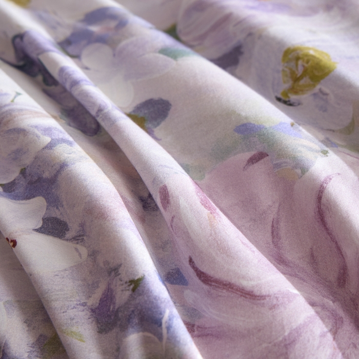 91家纺网 家纺一手货源 找家纺 禾时 2025新款全棉纯棉贡缎数码50双股长绒棉磨毛四件套（带高档礼盒） 暗香