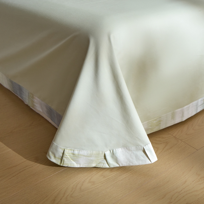 91家纺网 家纺一手货源 找家纺 禾时 2025新款全棉纯棉贡缎数码50双股长绒棉磨毛四件套（带高档礼盒） 贝琳达