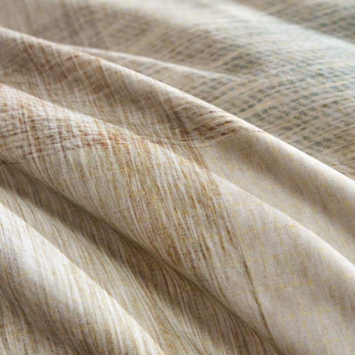 91家纺网 家纺一手货源 找家纺 禾时 2025新款全棉纯棉贡缎数码50双股长绒棉磨毛四件套（带高档礼盒） 简格