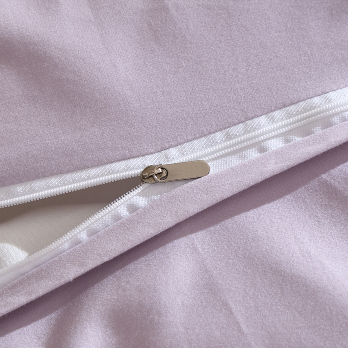 91家纺网 家纺一手货源 找家纺 禾时 2025新款全棉纯棉贡缎数码50双股长绒棉磨毛四件套（带高档礼盒） 蔷薇花园（浅紫）