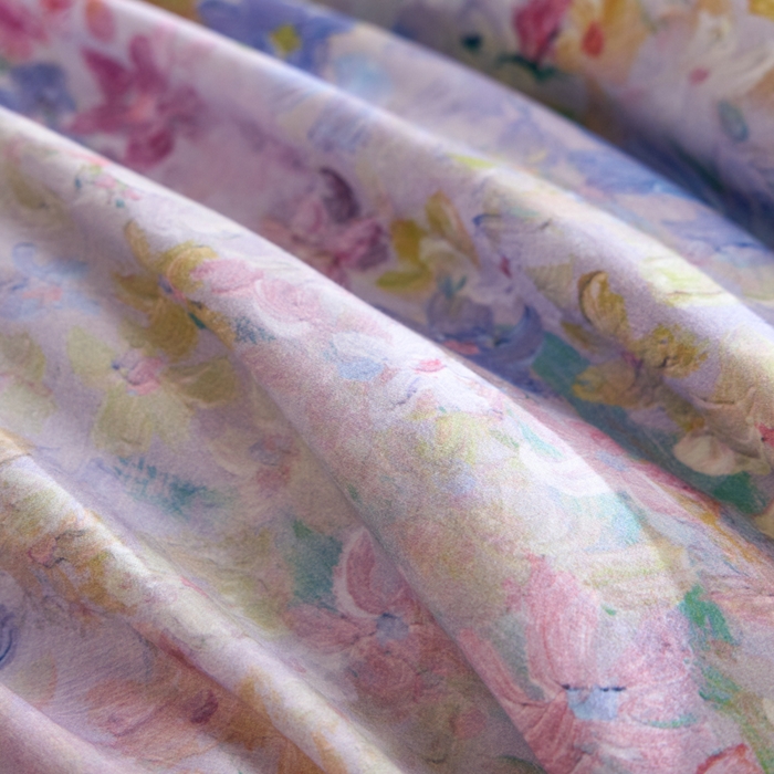 91家纺网 家纺一手货源 找家纺 禾时 2025新款全棉纯棉贡缎数码50双股长绒棉磨毛四件套（带高档礼盒） 心悦