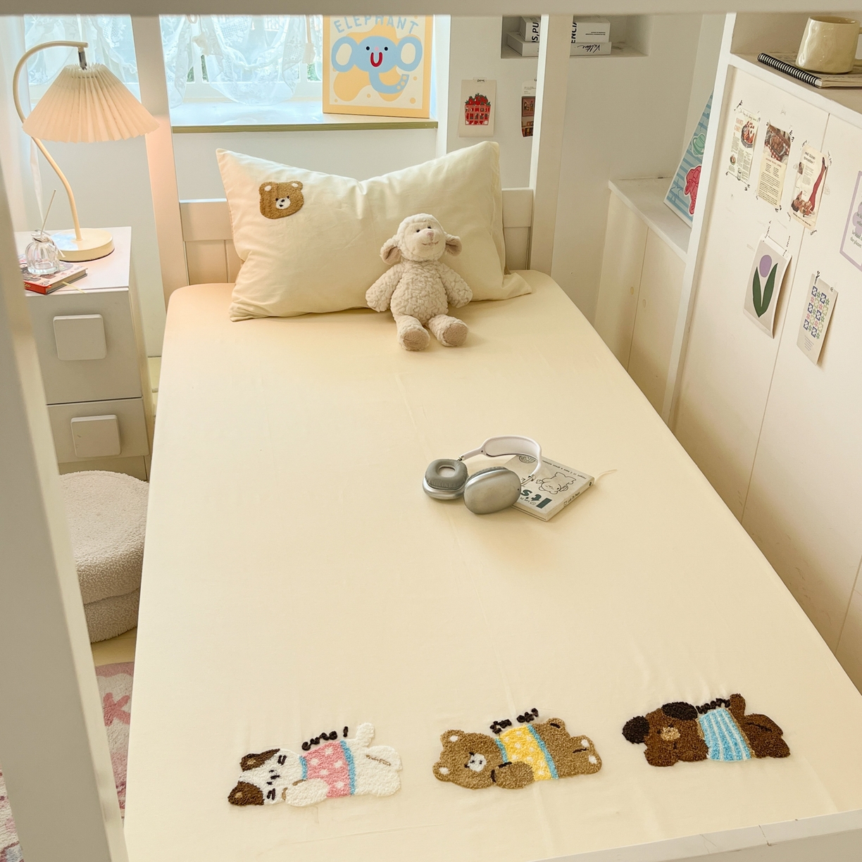 91家纺网 家纺一手货源 找家纺 （总）慕尚家纺 2025新款全棉纯棉毛巾绣单床笠 