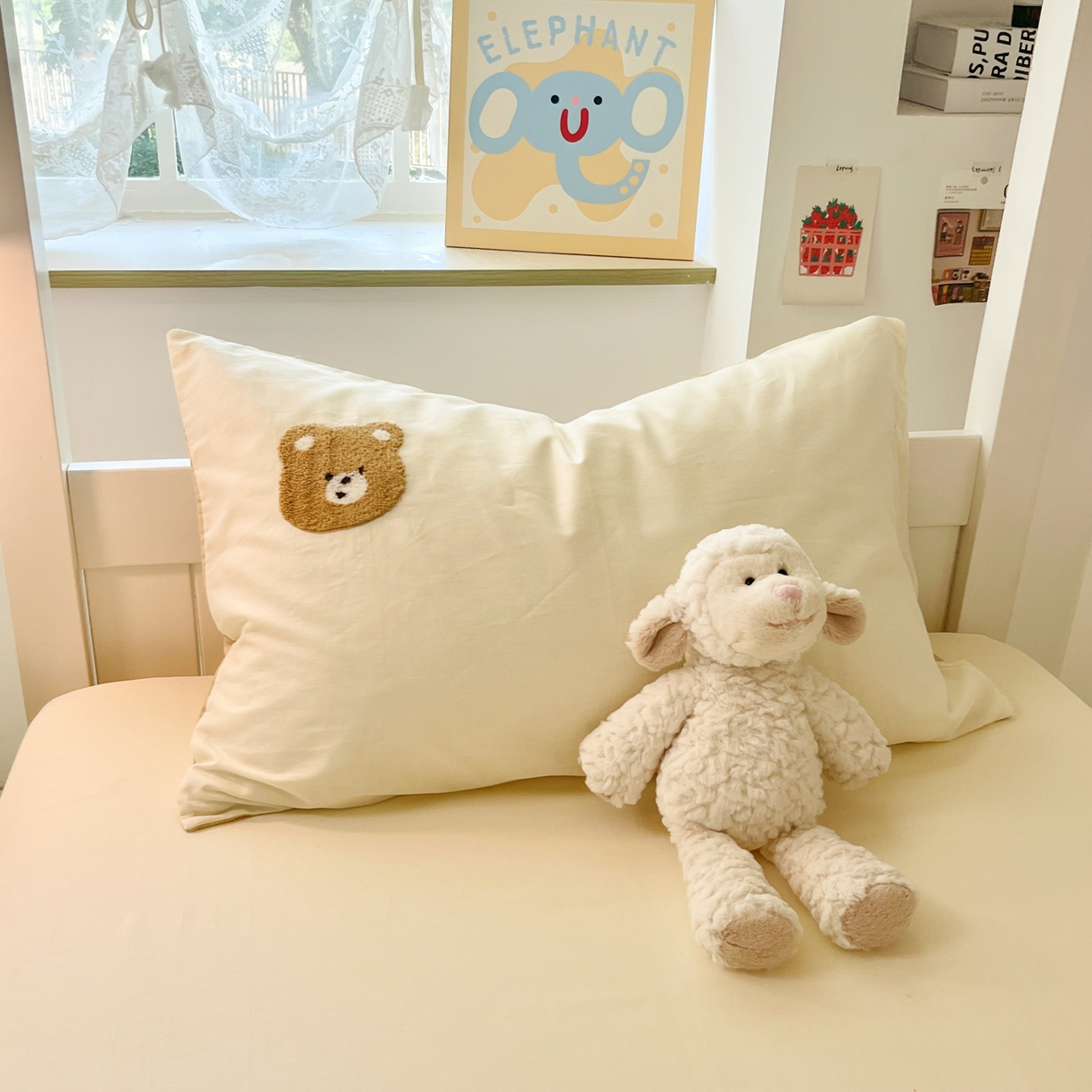 91家纺网 家纺一手货源 找家纺 （总）慕尚家纺 2025新款全棉纯棉毛巾绣单床笠 