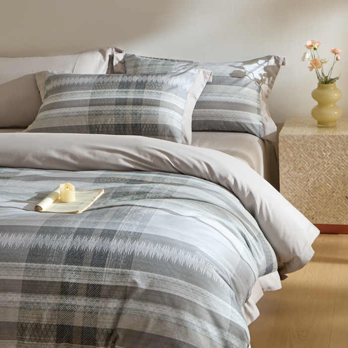 91家纺网 家纺一手货源 找家纺 禾时 2025新款全棉纯棉贡缎数码50双股长绒棉磨毛四件套（带高档礼盒） 艾马尔