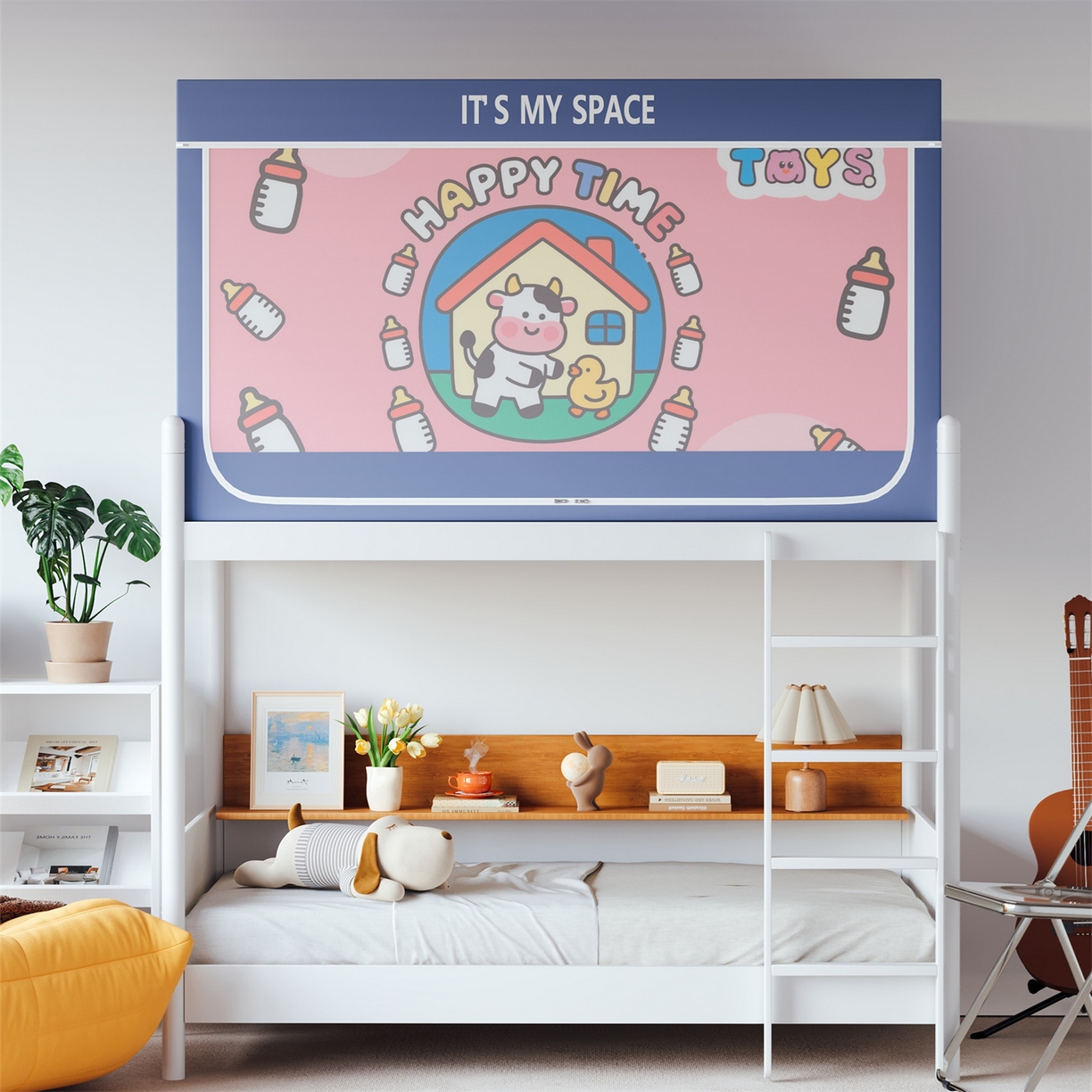 91家纺网 家纺一手货源 找家纺 新太阳蚊帐 2025新款大版学生床帘遮光学生宿舍蚊帐 欢乐农场记