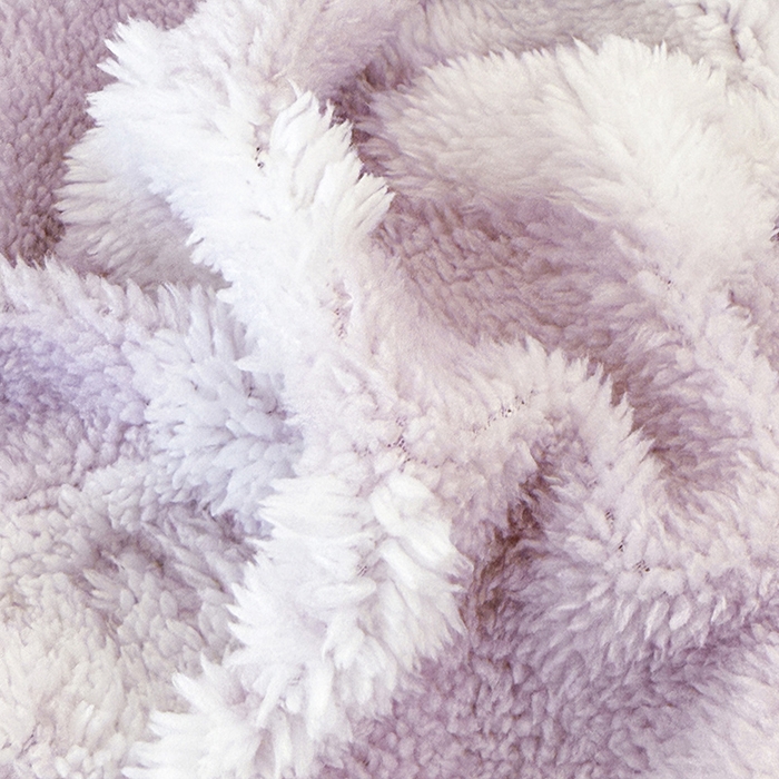 91家纺网 家纺一手货源 找家纺 唐人居 2025新款高克重阳离子绒花边雕花套件 情结-浅紫