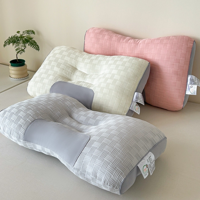 91家纺网 家纺一手货源 找家纺 永乐枕芯 2025新款华夫格spa枕头枕芯 组合图