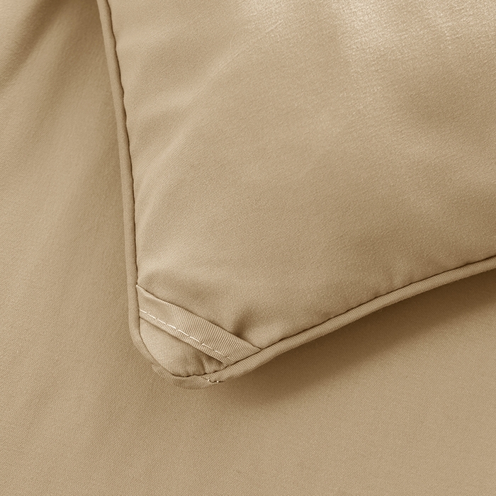 91家纺网 家纺一手货源 找家纺 阳光被业 2025新款澳洲羊毛冬被春秋被加厚冬被子学生被50%羊毛被芯包质检 纯色--卡其