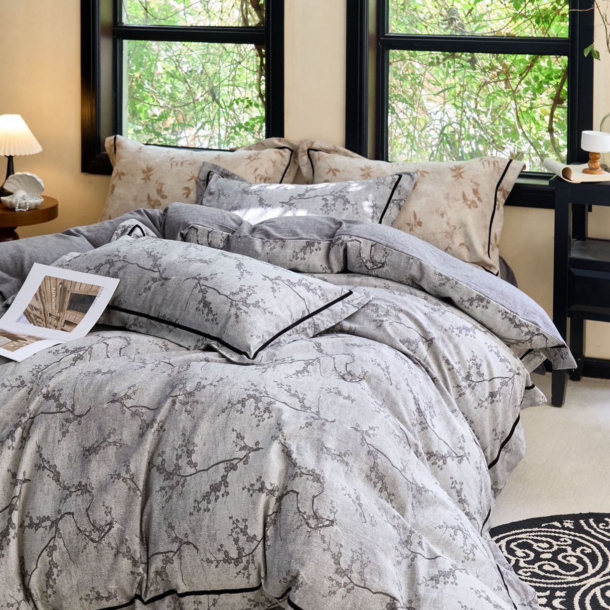 91家纺网 家纺一手货源 找家纺 （总）栩裕纺织2025新款棉麻四件套