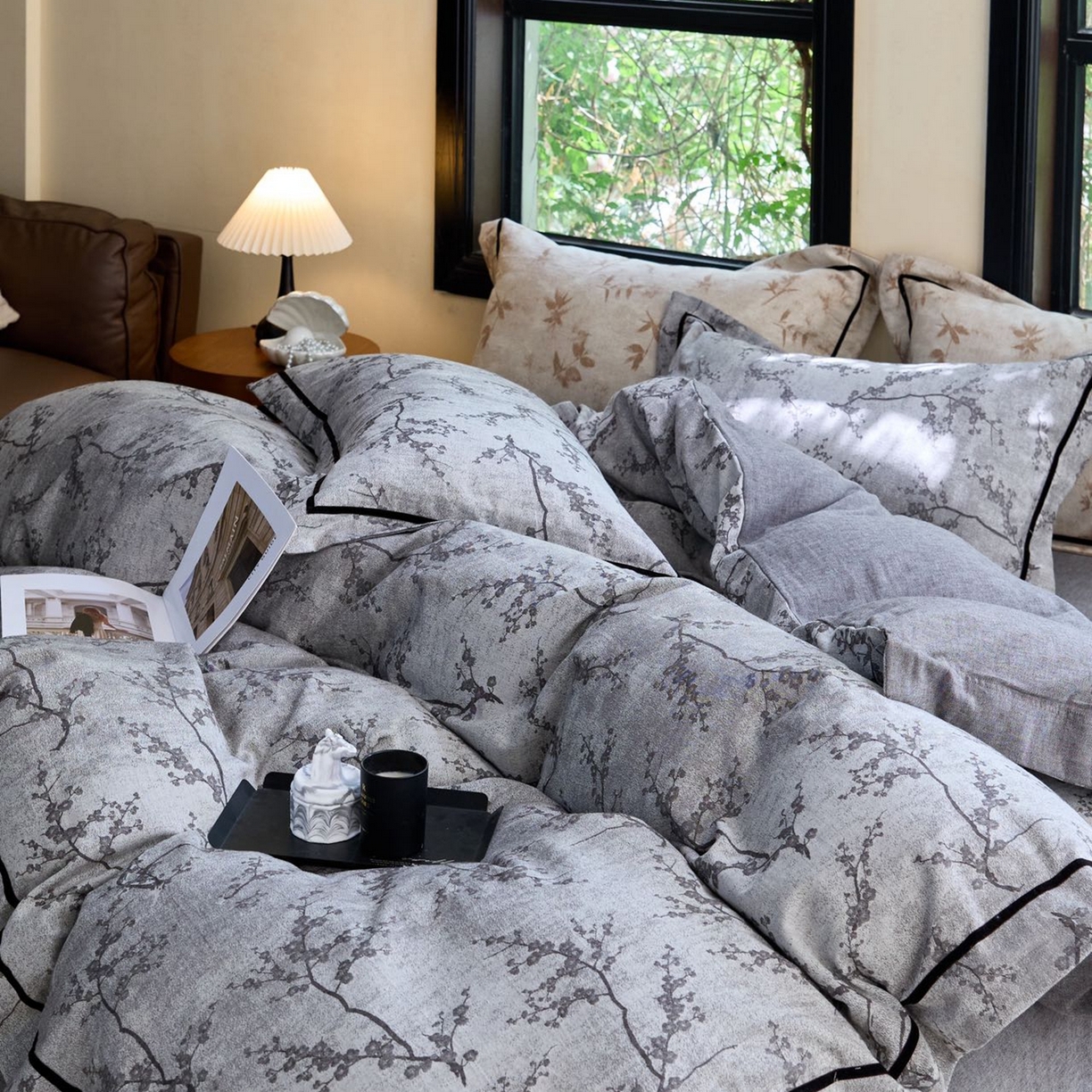 91家纺网 家纺一手货源 找家纺 （总）栩裕纺织2025新款棉麻四件套