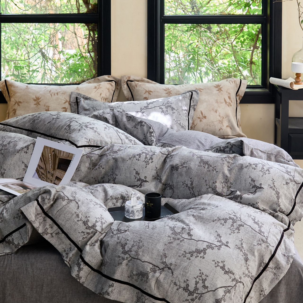 91家纺网 家纺一手货源 找家纺 （总）栩裕纺织2025新款棉麻四件套