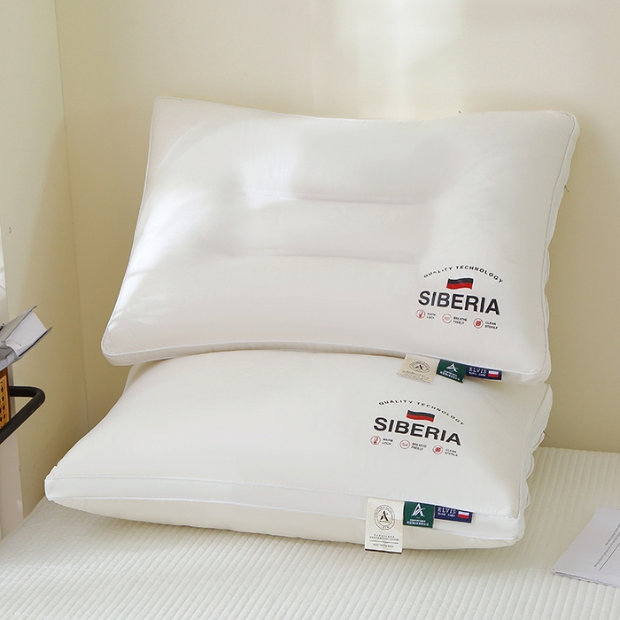 91家纺网 家纺一手货源 找家纺 永乐枕芯 2025新款西伯利亚风枕头枕芯 西伯利亚-中枕