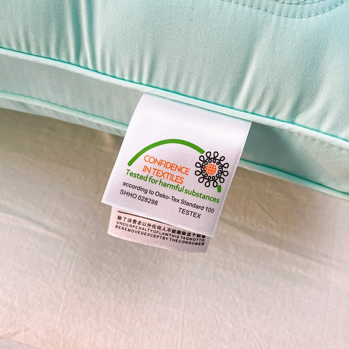 91家纺网 家纺一手货源 找家纺 永乐枕芯 2025新款小热艾枕头枕芯 薄荷绿