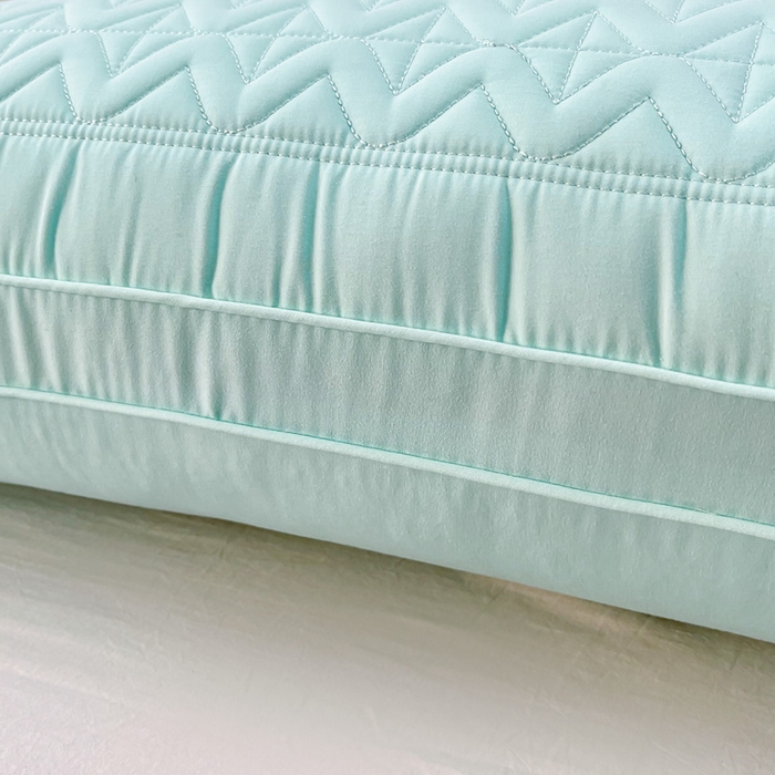 91家纺网 家纺一手货源 找家纺 永乐枕芯 2025新款小热艾枕头枕芯 薄荷绿