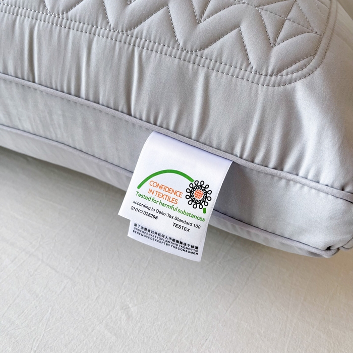 91家纺网 家纺一手货源 找家纺 永乐枕芯 2025新款小热艾枕头枕芯 浅灰色