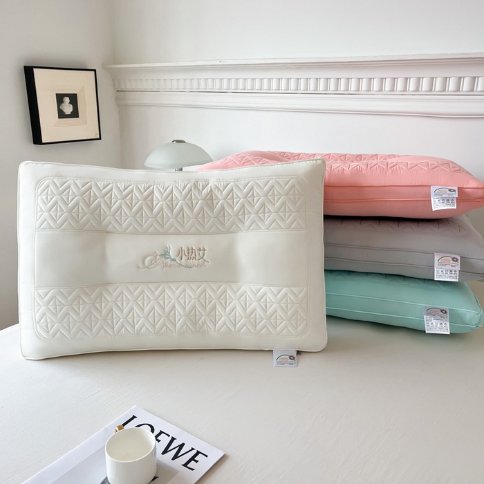 91家纺网 家纺一手货源 找家纺 永乐枕芯 2025新款小热艾枕头枕芯 组合图