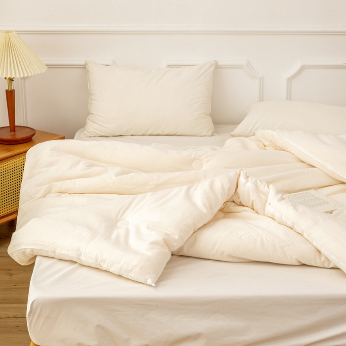 91家纺网 家纺一手货源 找家纺 （总）阳光被业 2025新款A类水洗棉无染被被子被芯