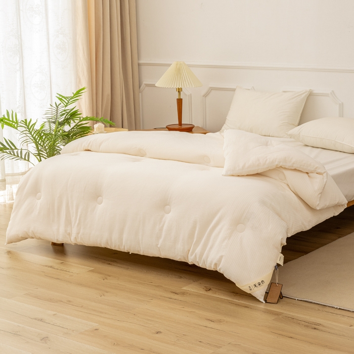 91家纺网 家纺一手货源 找家纺 （总）阳光被业 2025新款A类水洗棉无染被被子被芯