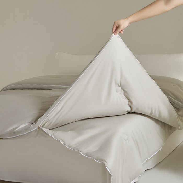 91家纺网 家纺一手货源 找家纺 （总）纪梵茜 2025新款李官奇正品55%大豆被子60长绒棉拉链子母被双胎二合一被芯冬被