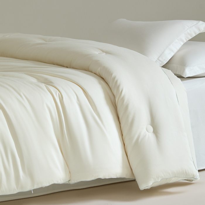 91家纺网 家纺一手货源 找家纺 （总）纪梵茜 2025新款李官奇正品认证55%大豆被长绒棉大豆被子被芯全棉冬被