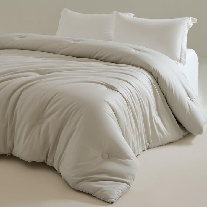 91家纺网 家纺一手货源 找家纺 纪梵茜 2025新款李官奇正品认证55%大豆被长绒棉大豆被子被芯全棉冬被 灰色