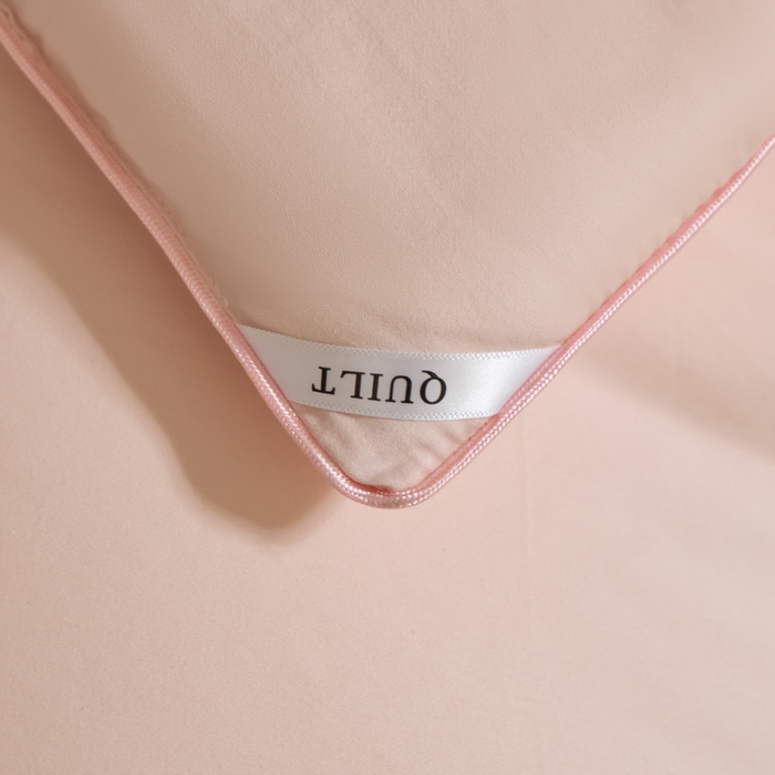 91家纺网 家纺一手货源 找家纺 纪梵茜 2025新款李官奇正品认证55%大豆被长绒棉大豆被子被芯全棉冬被 粉玉