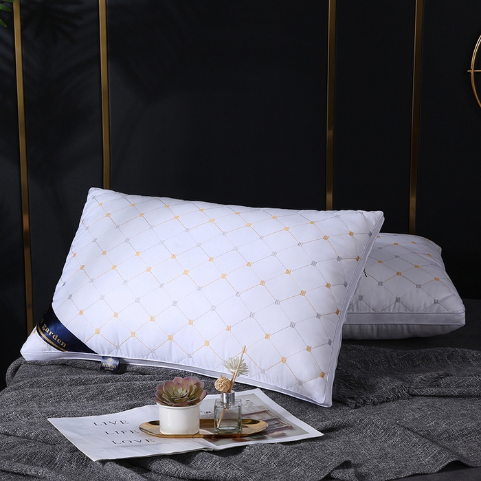 91家纺网 家纺一手货源 找家纺 永乐枕芯 2025新款枕芯五星级酒店跑量款希尔顿枕头枕芯 满天星 白色