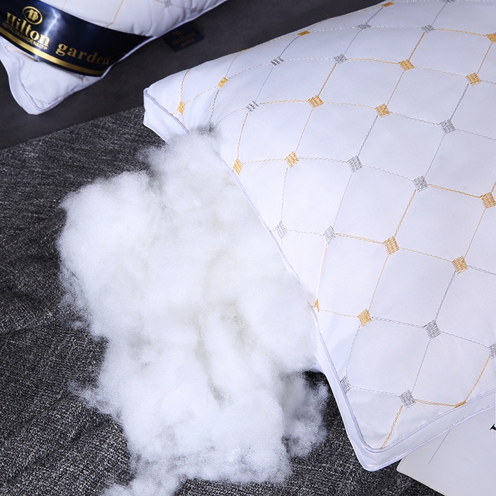 91家纺网 家纺一手货源 找家纺 永乐枕芯 2025新款枕芯五星级酒店跑量款希尔顿枕头枕芯 满天星 白色