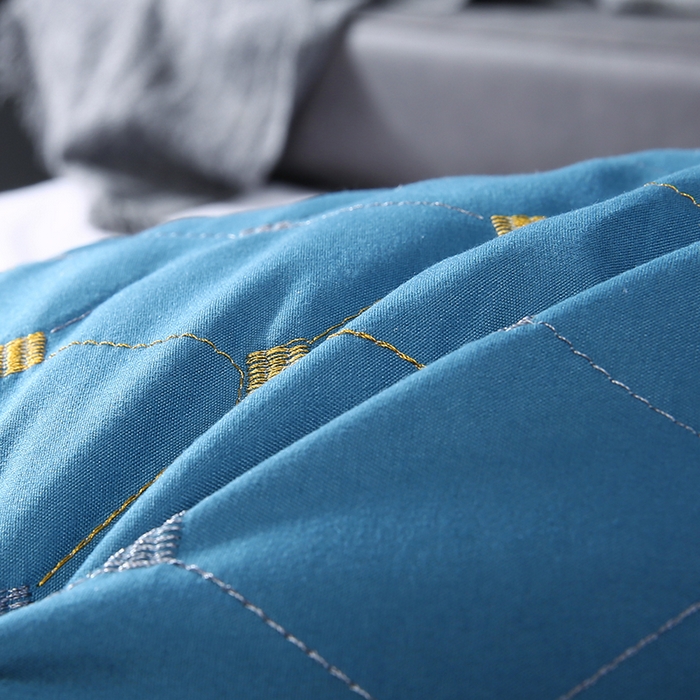 91家纺网 家纺一手货源 找家纺 永乐枕芯 2025新款枕芯五星级酒店跑量款希尔顿枕头枕芯 满天星 深蓝