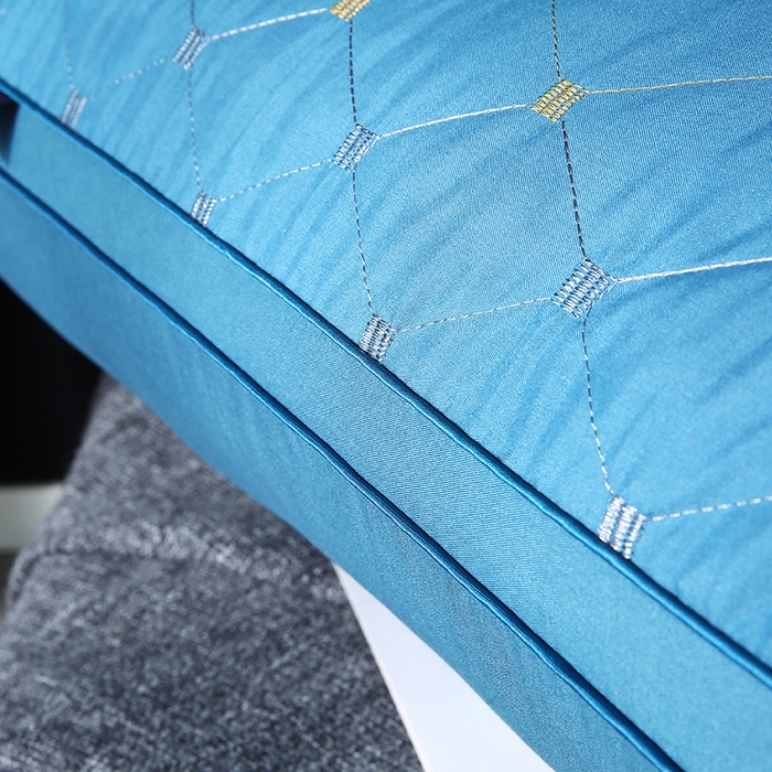 91家纺网 家纺一手货源 找家纺 永乐枕芯 2025新款枕芯五星级酒店跑量款希尔顿枕头枕芯 满天星 深蓝