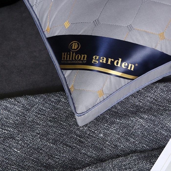 91家纺网 家纺一手货源 找家纺 永乐枕芯 2025新款枕芯五星级酒店跑量款希尔顿枕头枕芯 满天星 灰色