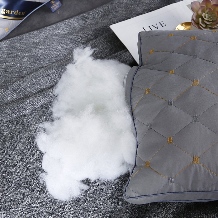 91家纺网 家纺一手货源 找家纺 永乐枕芯 2025新款枕芯五星级酒店跑量款希尔顿枕头枕芯 满天星 灰色