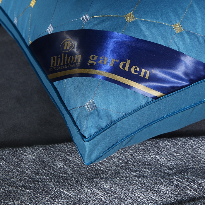 91家纺网 家纺一手货源 找家纺 永乐枕芯 2025新款枕芯五星级酒店跑量款希尔顿枕头枕芯 满天星 深蓝