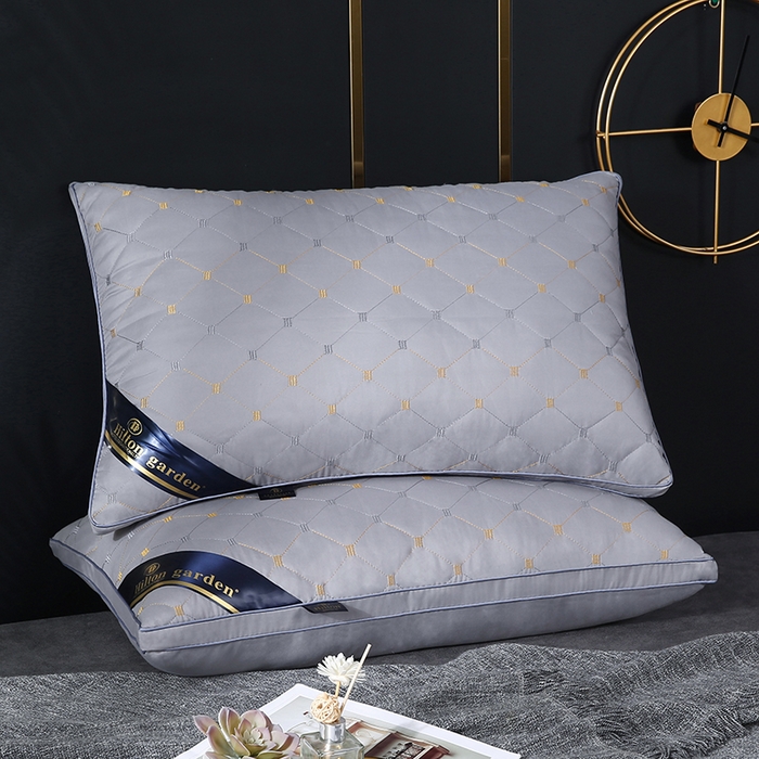 91家纺网 家纺一手货源 找家纺 永乐枕芯 2025新款枕芯五星级酒店跑量款希尔顿枕头枕芯 满天星 灰色