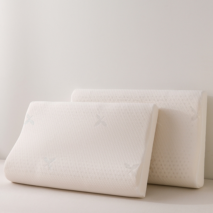 （总）永乐枕芯 2025新款泰国天然乳胶枕头乳胶枕狼牙曲线高低颗粒按摩乳胶枕