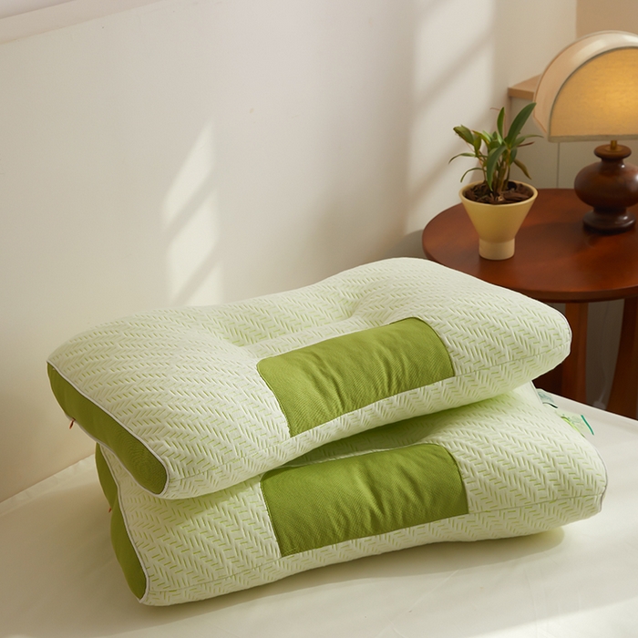 91家纺网 家纺一手货源 找家纺 （总）永乐枕芯 2025新款A类竹纤维竹炭抑菌SPA枕枕头枕芯