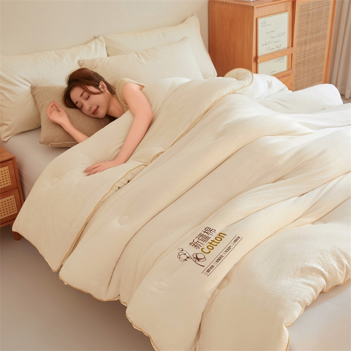 91家纺网 家纺一手货源 找家纺 （总）好福居 2025新款A类水洗棉100%新疆棉花被棉絮春秋被冬被被子被芯