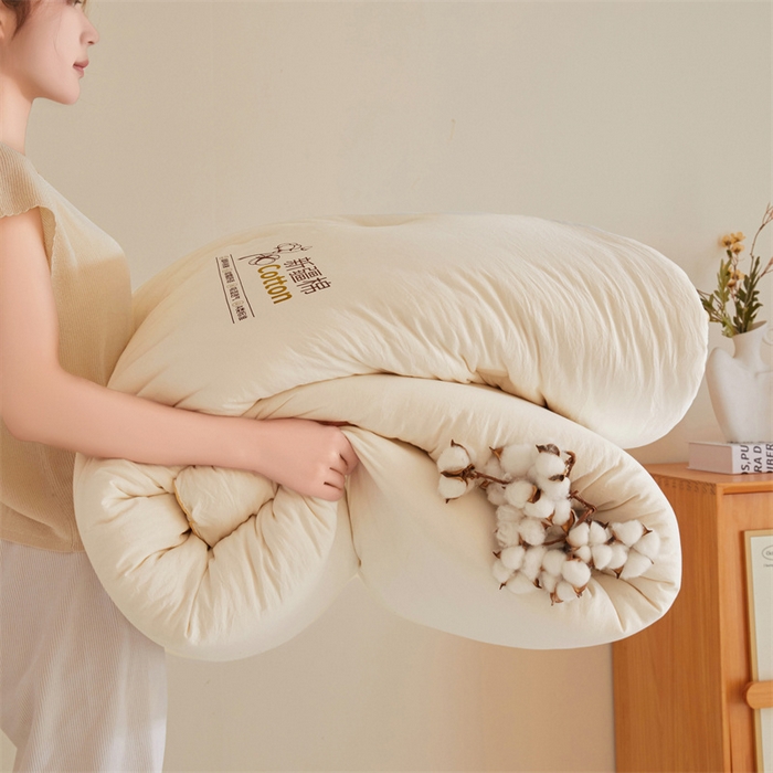 91家纺网 家纺一手货源 找家纺 （总）好福居 2025新款A类水洗棉100%新疆棉花被棉絮春秋被冬被被子被芯